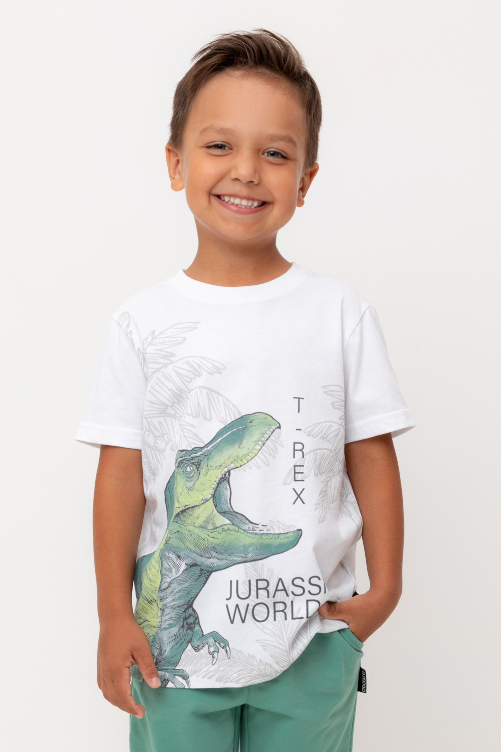 Футболка для мальчика, артикул: КР 302739, цвет: белый