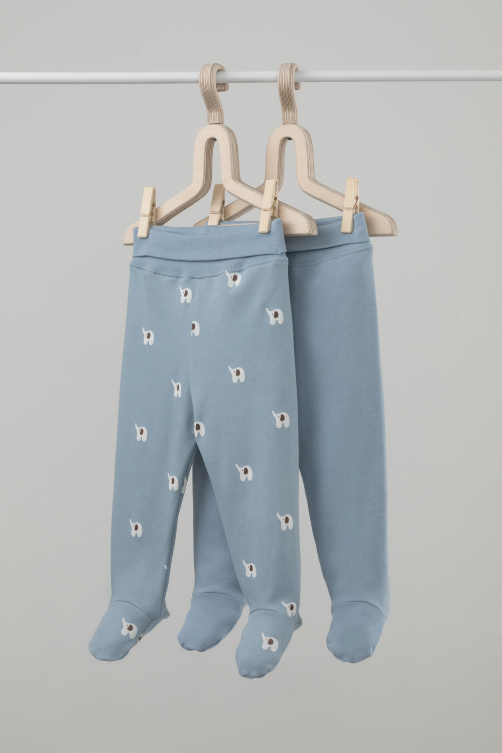 Ползунки для новорожденных, артикул: К 400220-2уп, цвет: синий