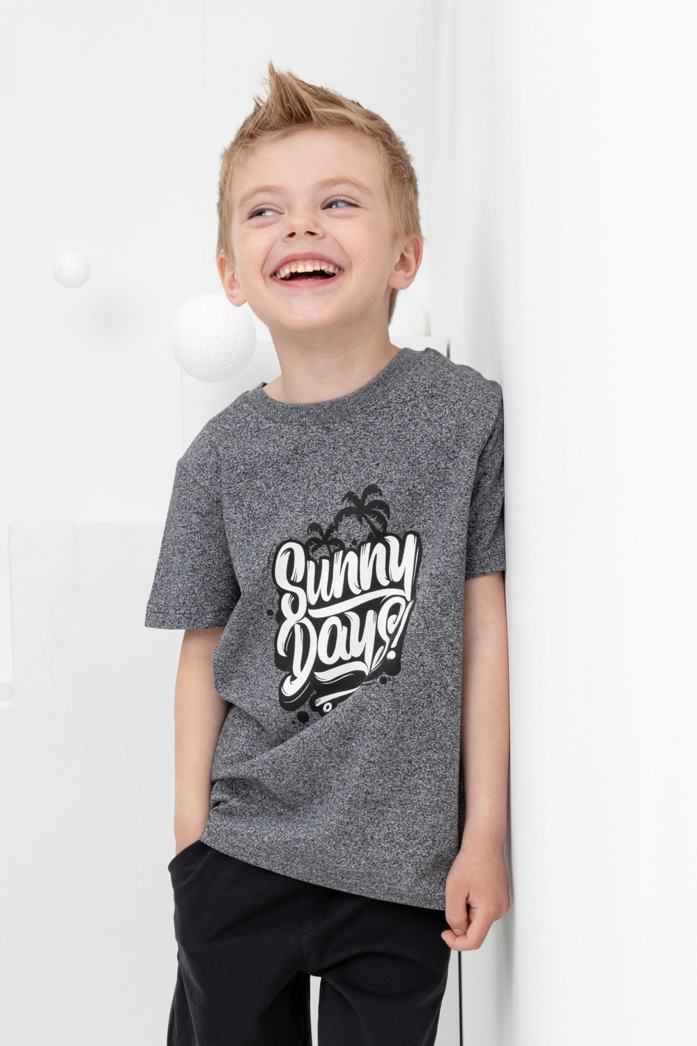 Футболка для мальчика, артикул: КР 302230, цвет: серый