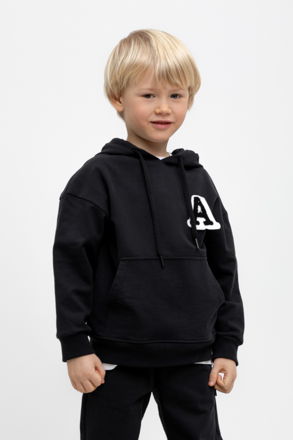 Толстовки для мальчика, артикул: КР 302317, цвет: черный3