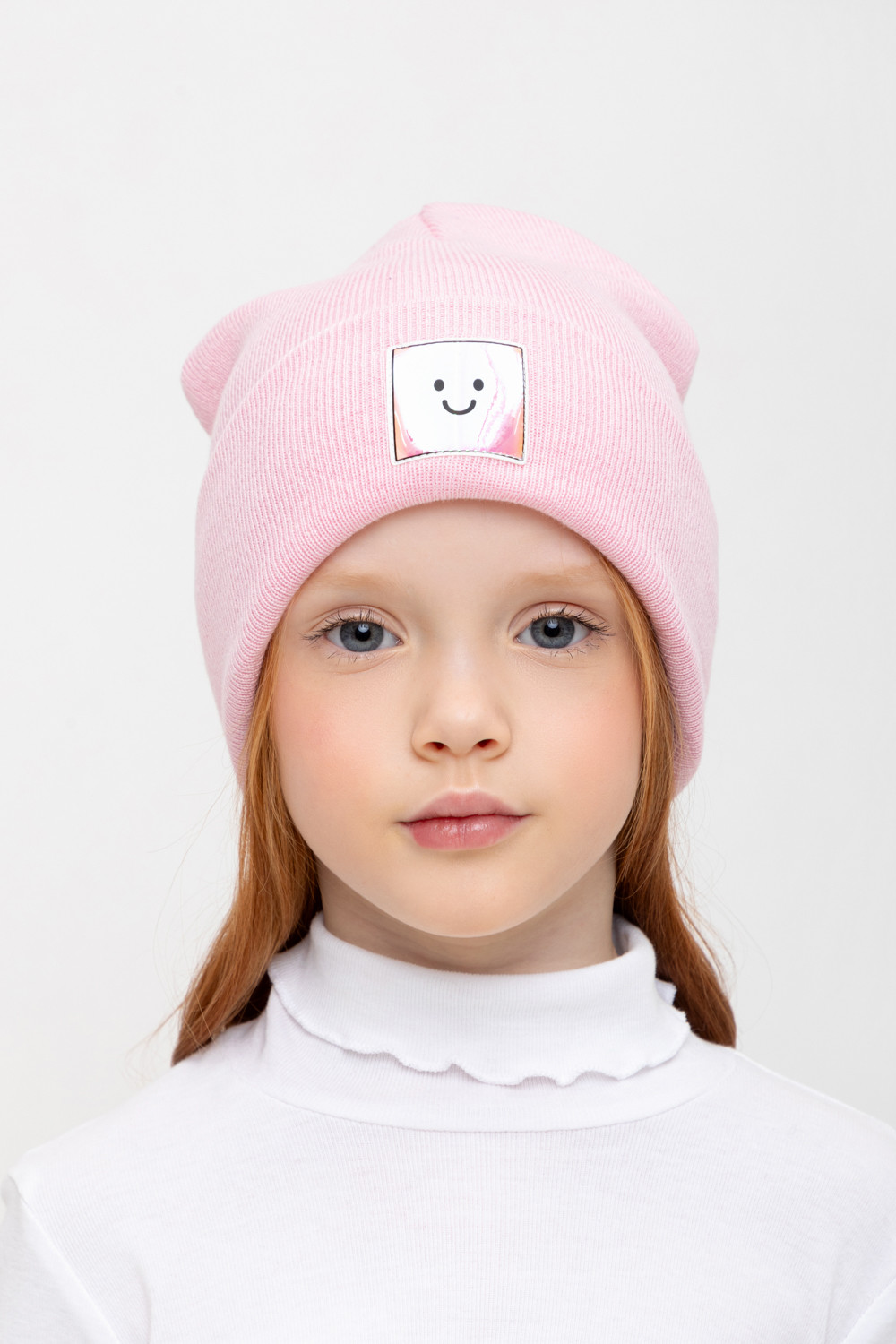 Шапка для девочки, артикул: КВ 20381, цвет: розовый