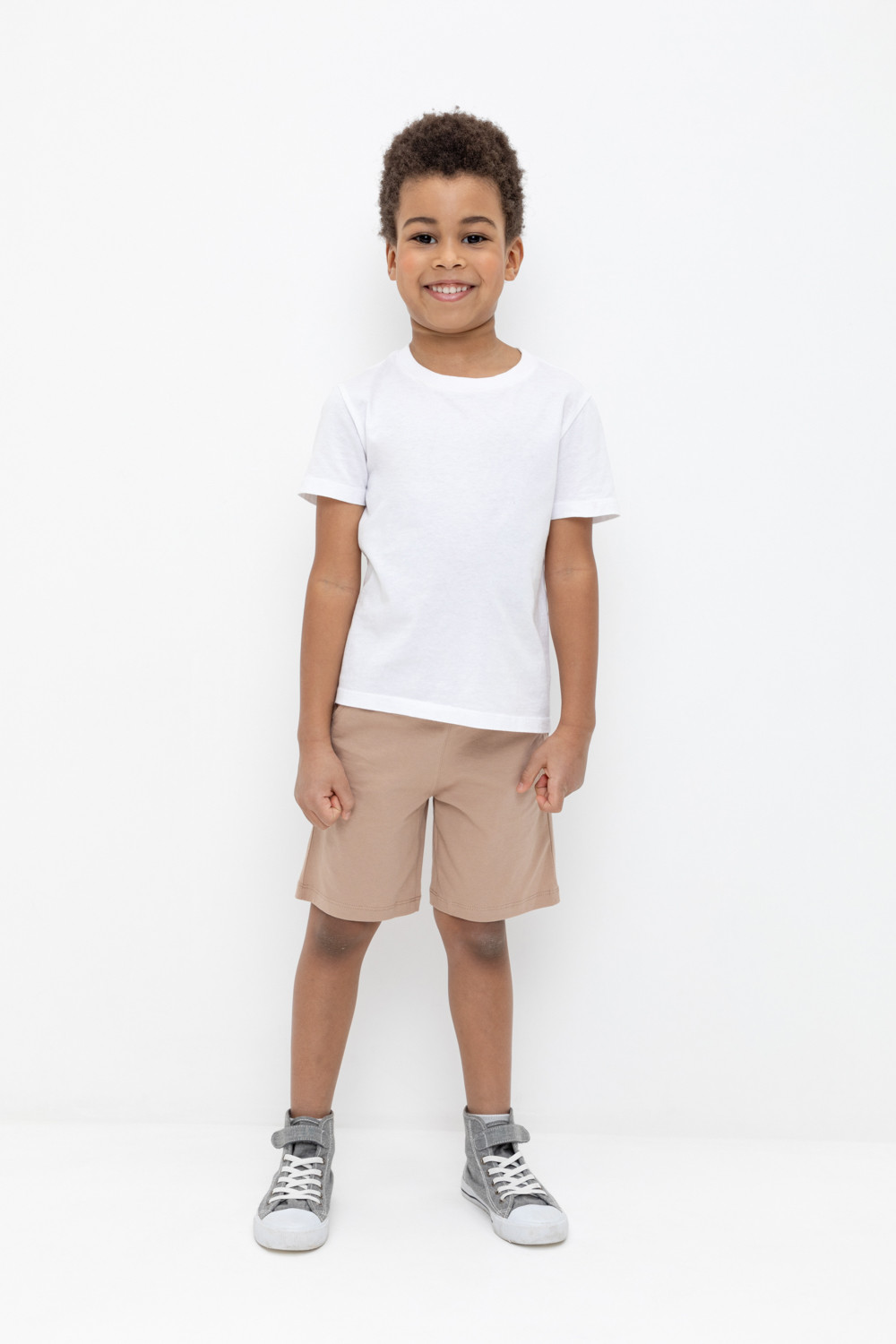 Шорты для мальчика, артикул: К 400695, цвет: бежевый