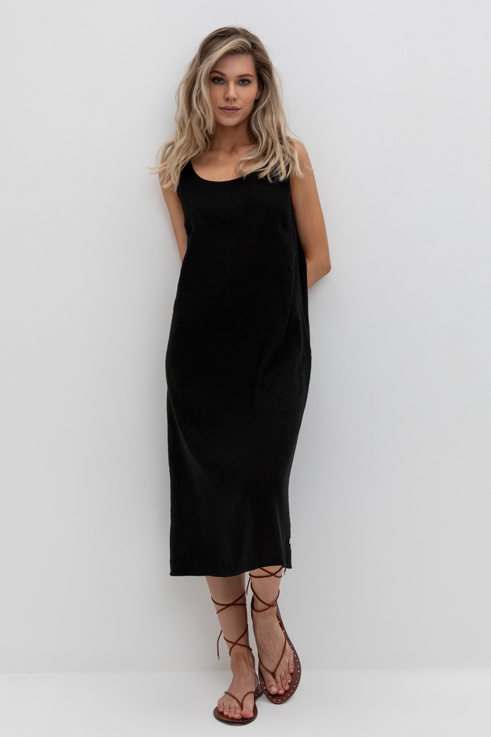 Сарафаны женские для мам, артикул: ЕТ 50003, цвет: черный