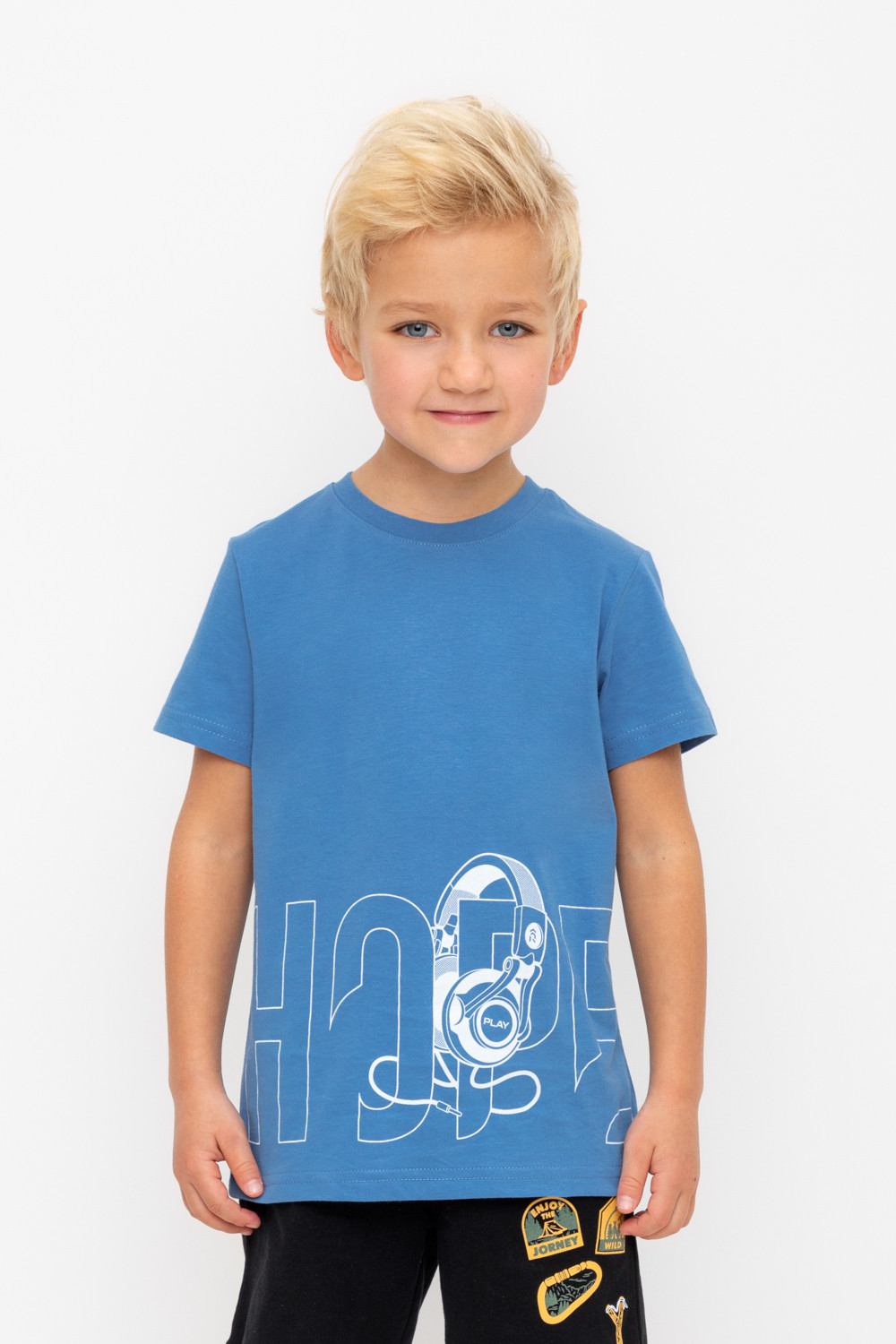 Футболка для мальчика, артикул: К 302361, цвет: синий