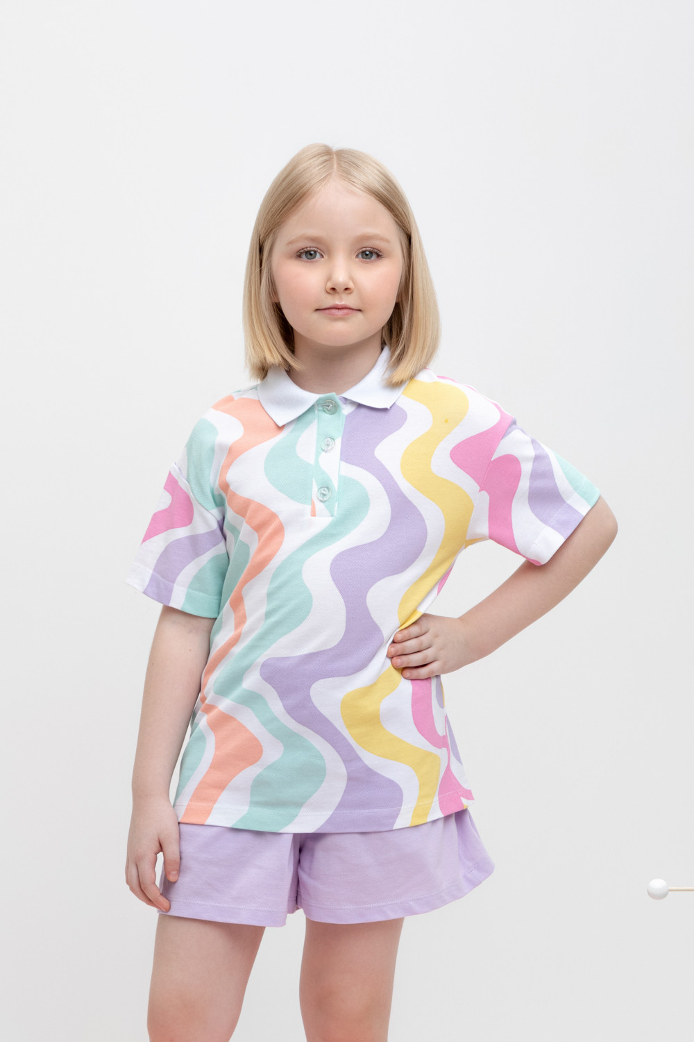 Футболка для девочки, артикул: КР 302393, цвет: белый