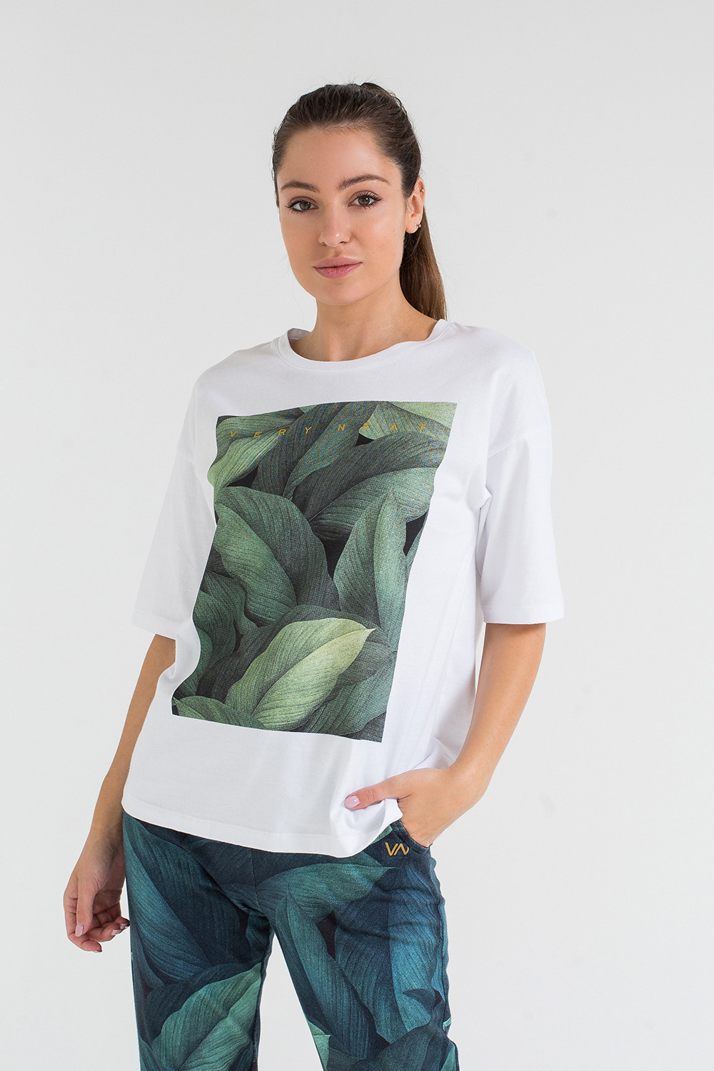 Футболки женские для мам, артикул: ЕВТ 3010, цвет: белый