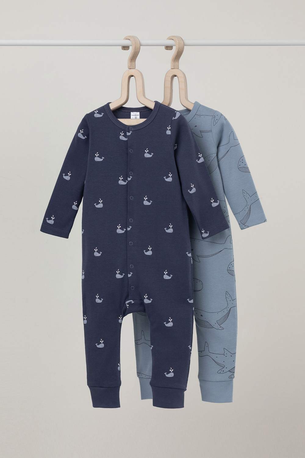 Комбинезон для новорожденных, артикул: К 6535-2уп, цвет: синий