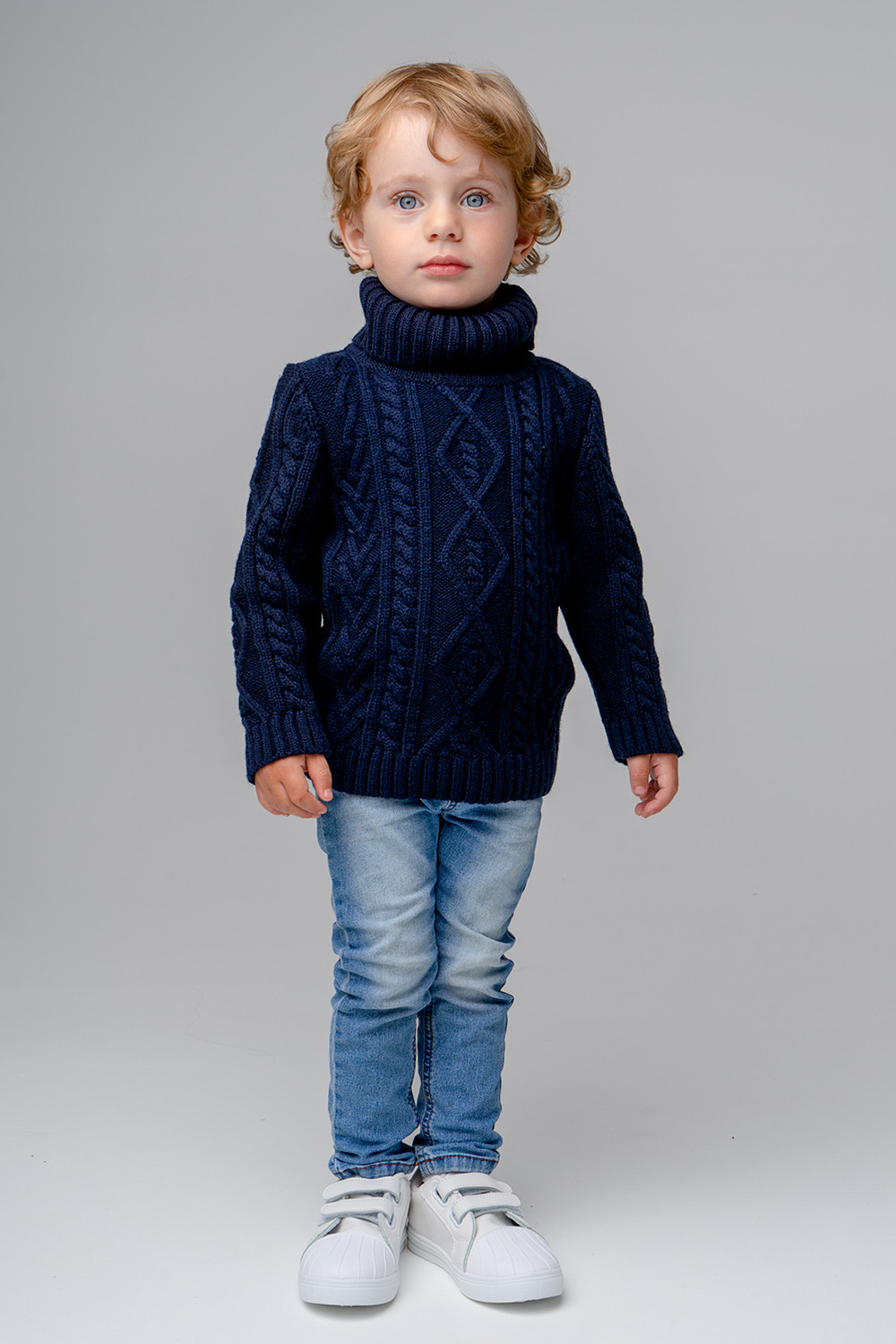 Джемпер для мальчика, артикул: КВ 30122/ш, цвет: синий