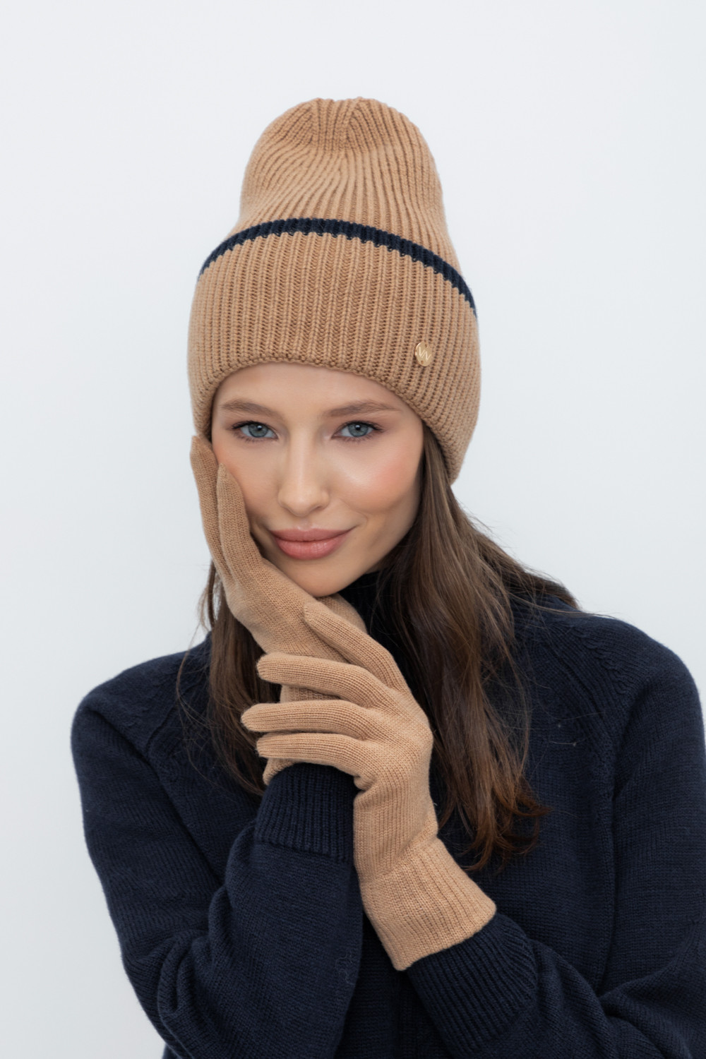 Шапки для мам, артикул: ЕВ 20007/24ш, цвет: бежевый