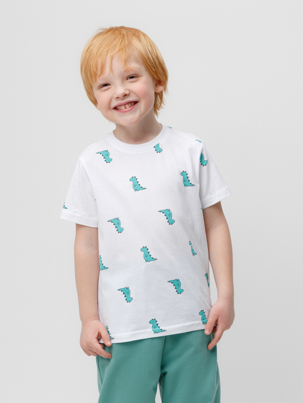 Футболка для мальчика, артикул: КР 301984, цвет: белый