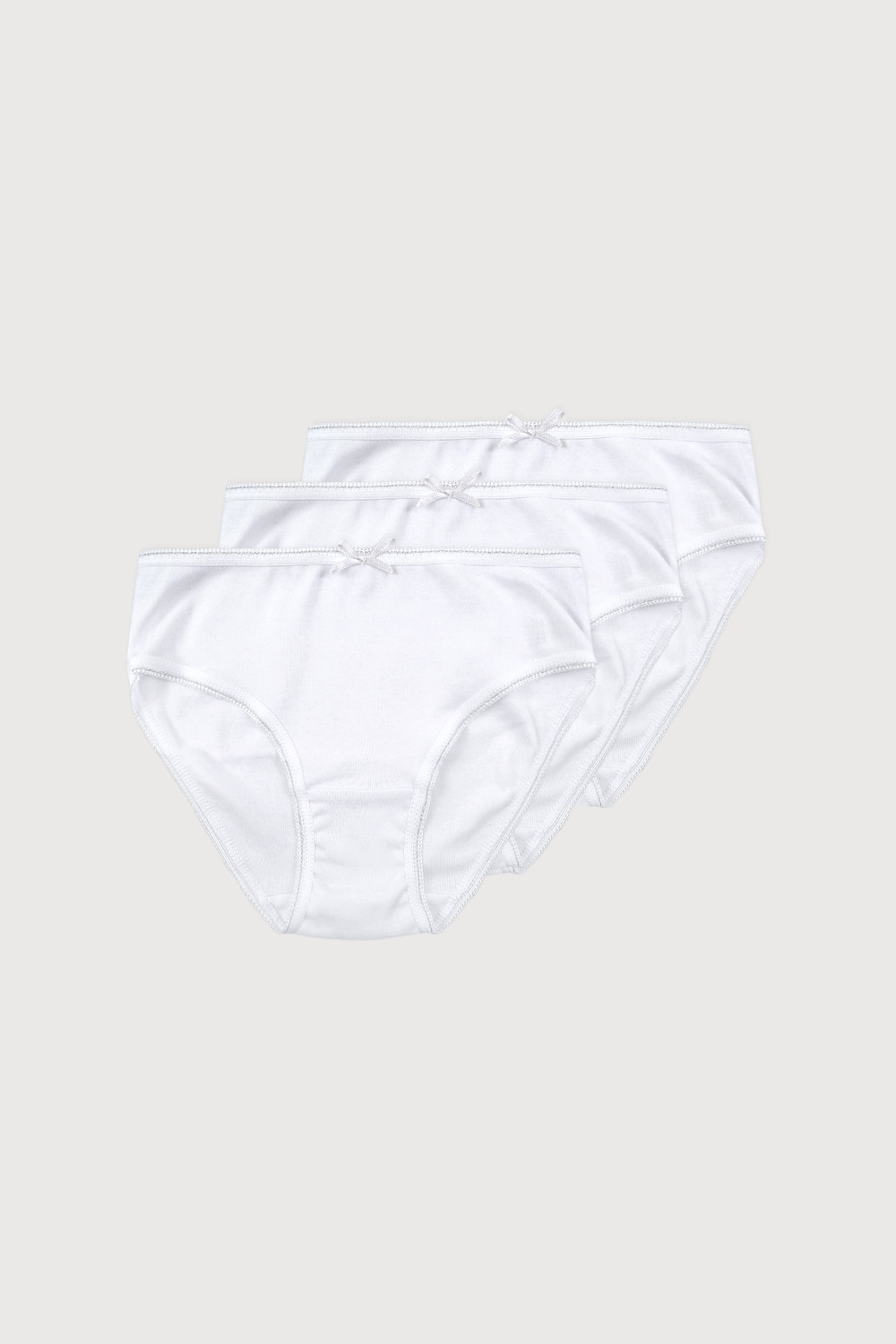 Трусы для девочки, артикул: К 1909-3уп, цвет: белый