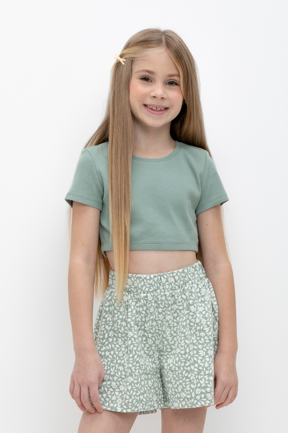 Футболка для девочки, артикул: КР 302049, цвет: минт