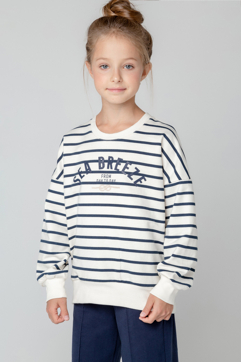 Джемпер для девочки, артикул: КР 302068, цвет: светло-бежевый