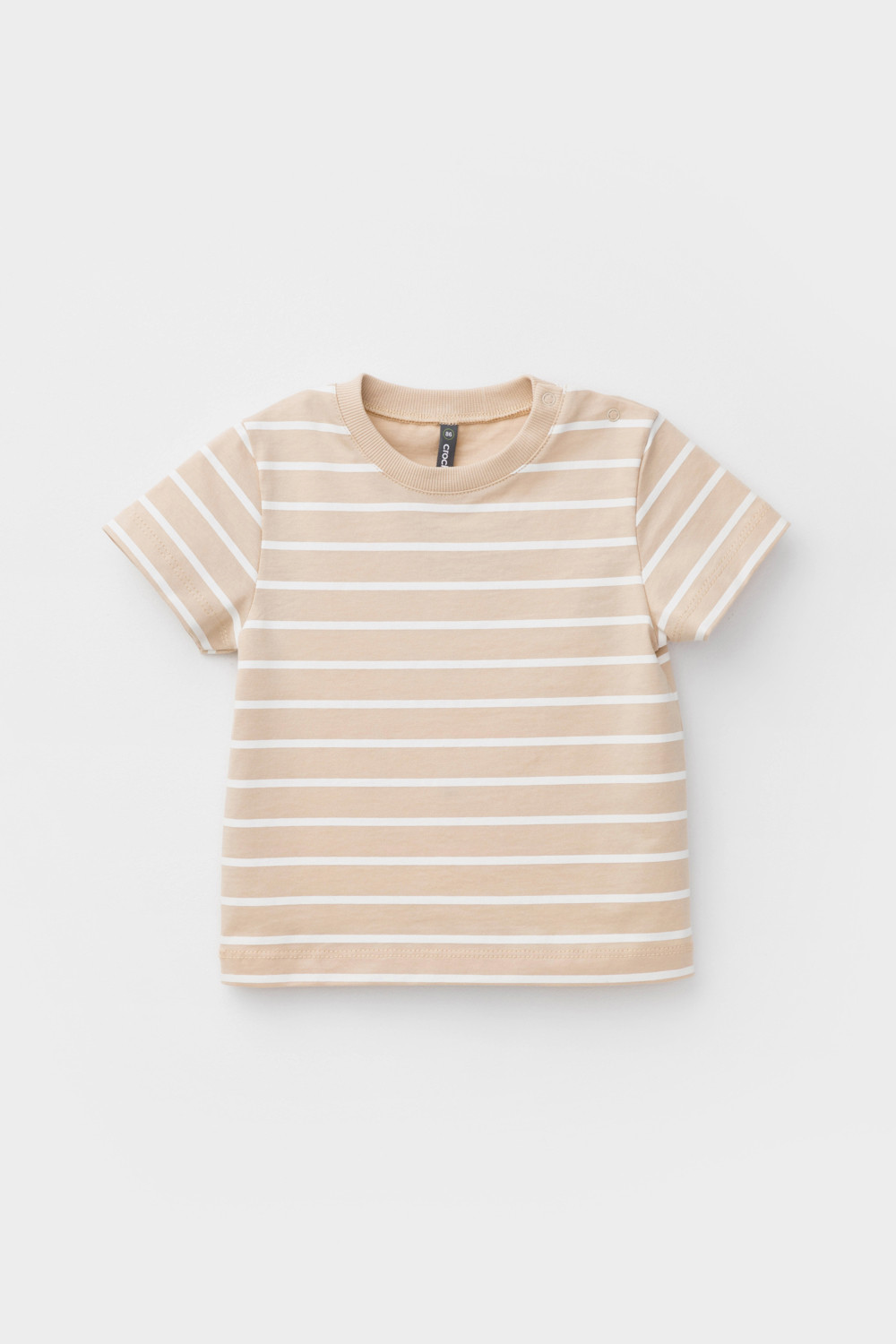 Футболка для мальчика, артикул: КР 302450, цвет: светло-бежевый