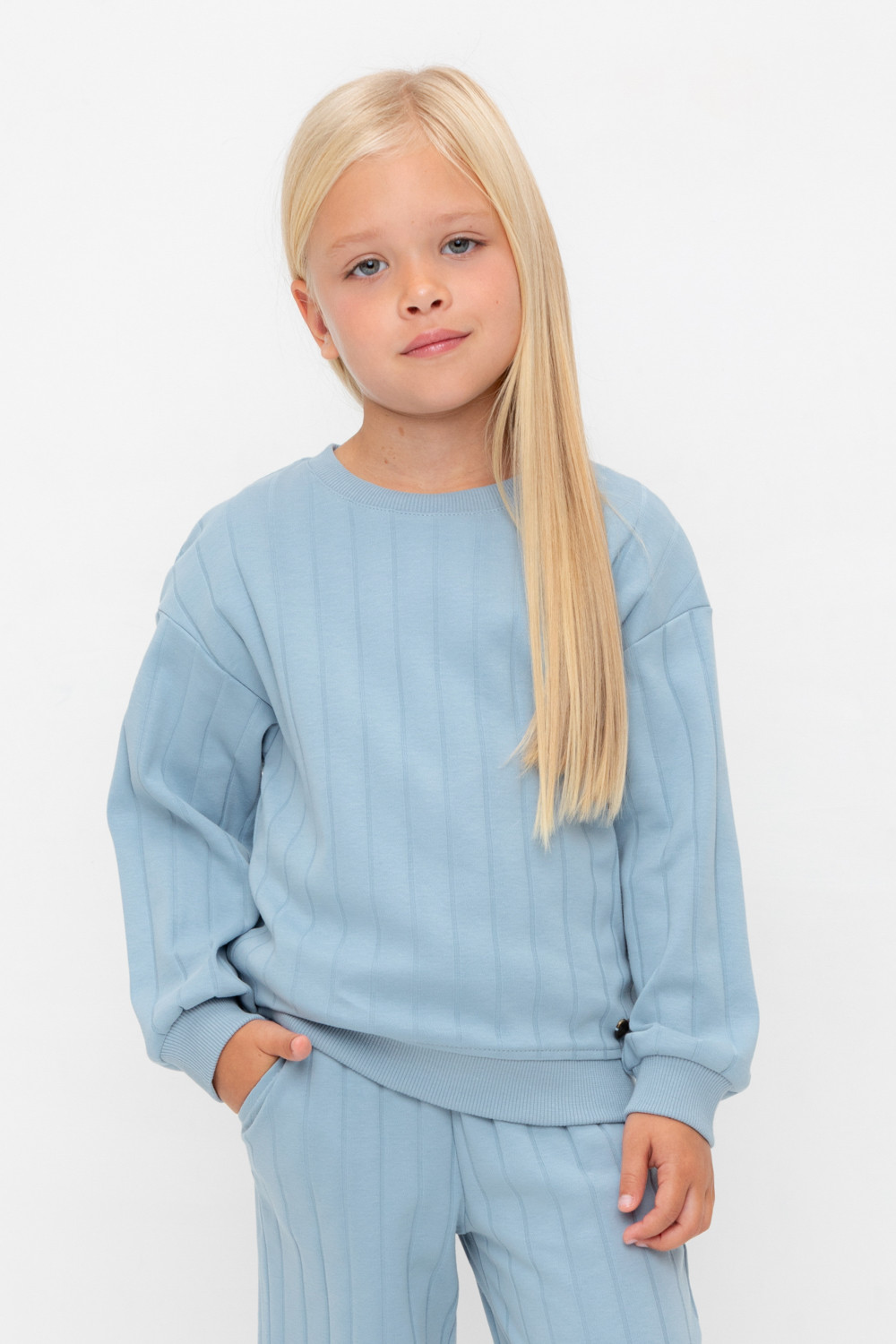 Джемпер для девочки, артикул: КР 302717, цвет: синий