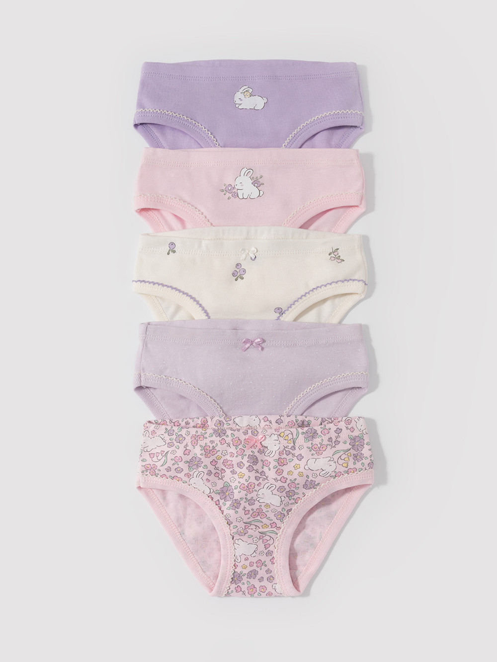 Трусы для девочки, артикул: МП 1978-5уп, цвет: фиолетовый