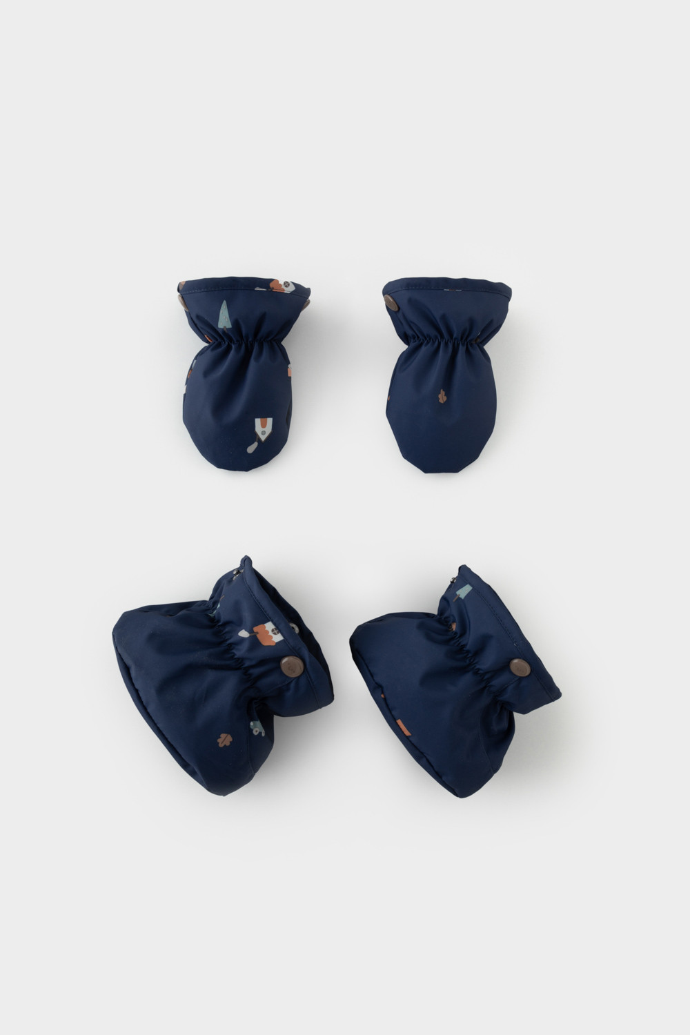 Комбинезоны утепленные для мальчика, артикул: ВК 60116/н/9 ГР, цвет: темно-синий, фото 12