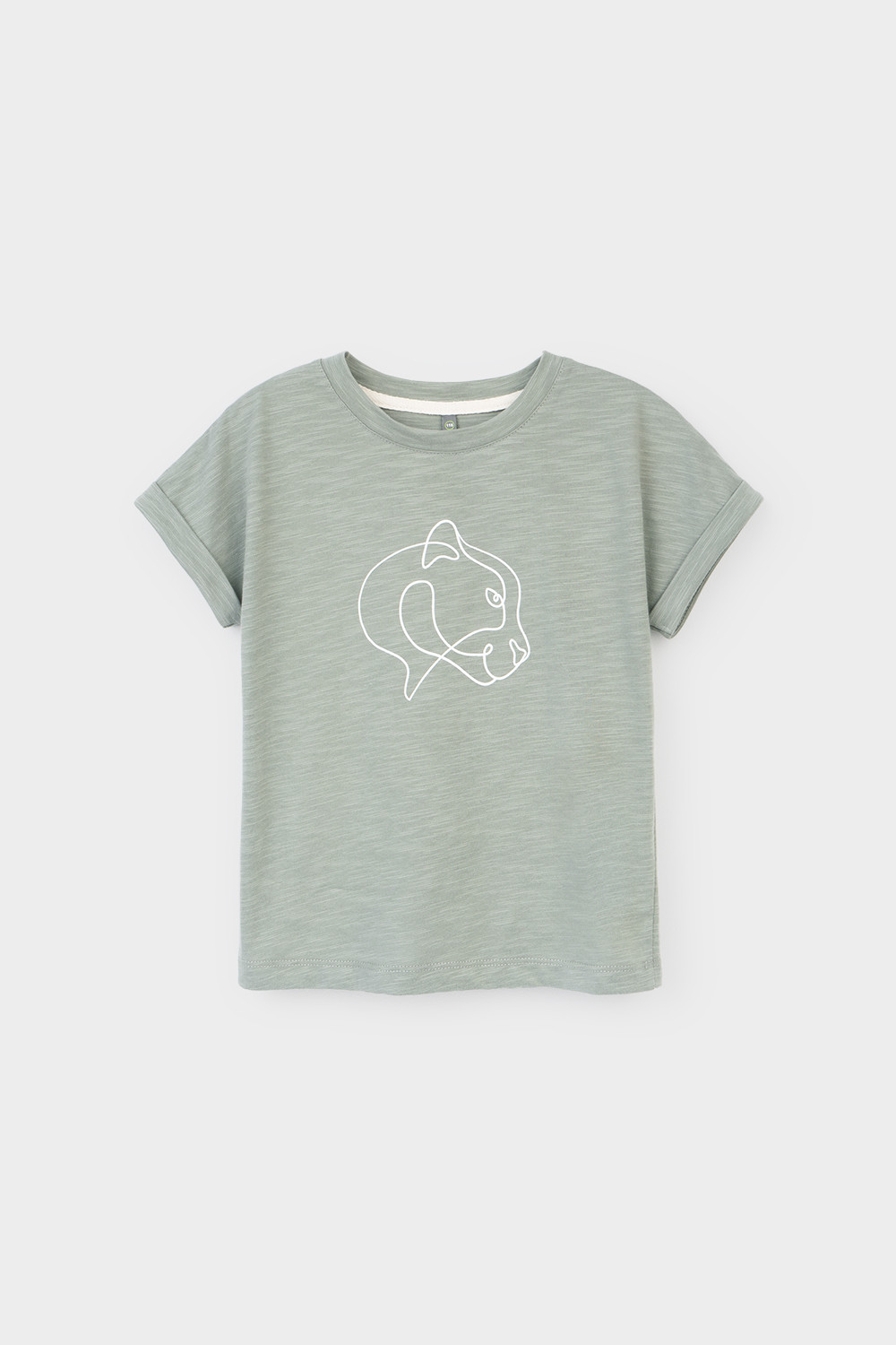 Футболка для девочки, артикул: КР 302002, цвет: зеленый, фото 2