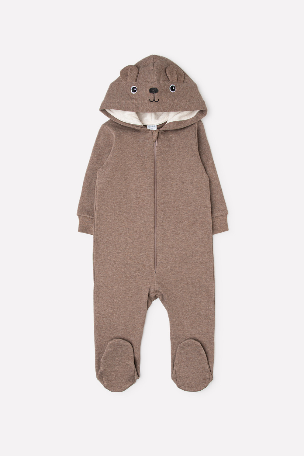Комбинезон для новорожденных, артикул: К 6403, цвет: коричневый, фото 2