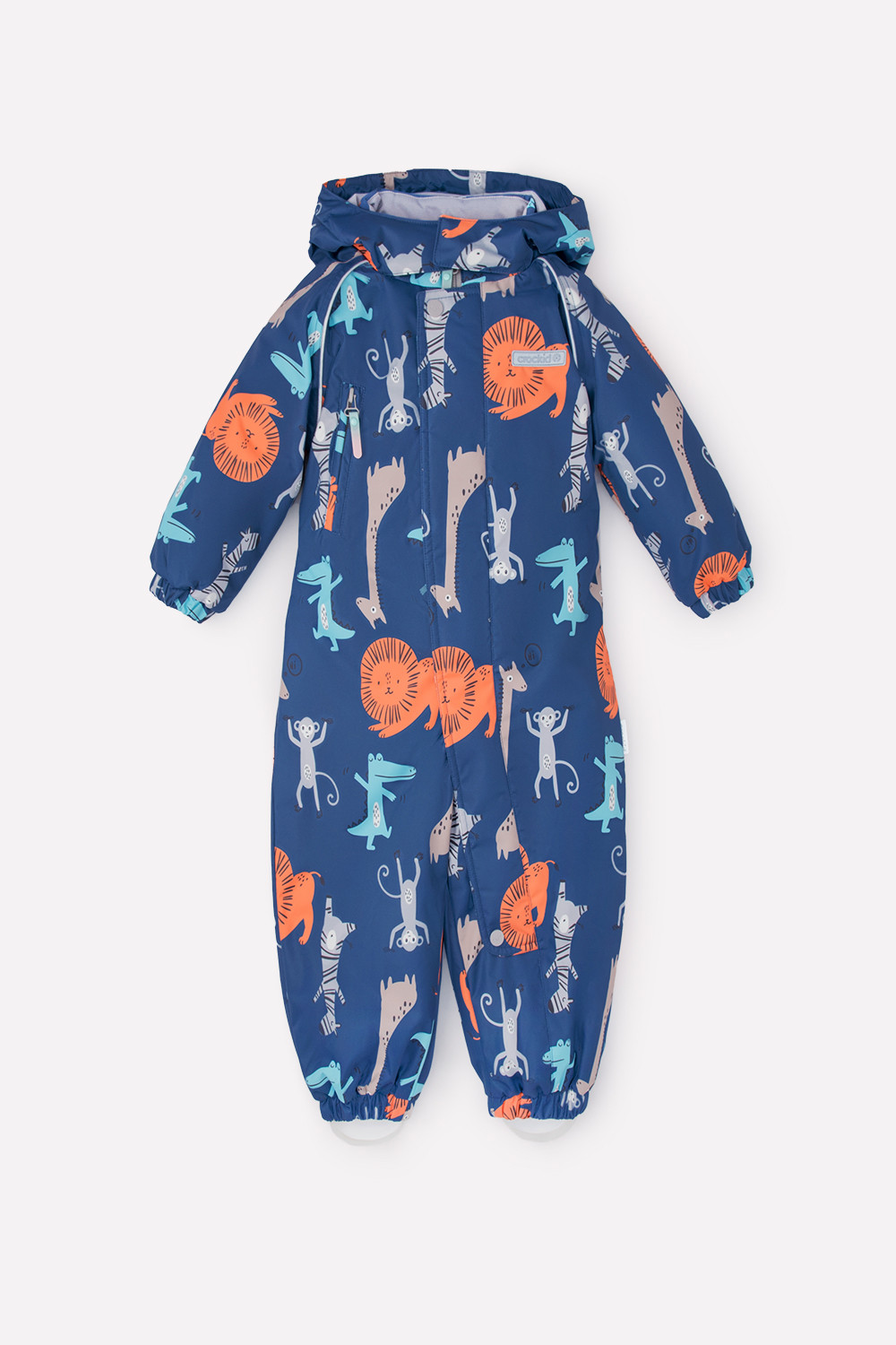 Комбинезоны утепленные для мальчика, артикул: ВК 60013/н/55 УЗГ, цвет: темно-синий, фото 2