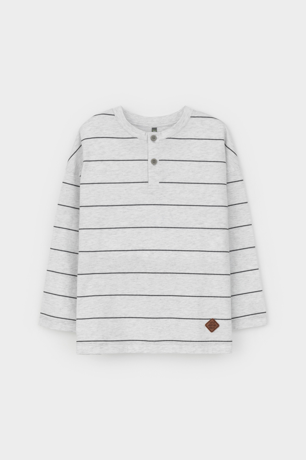 Лонгсливы для мальчика, артикул: КР 302631, цвет: светло-серый5, фото 2