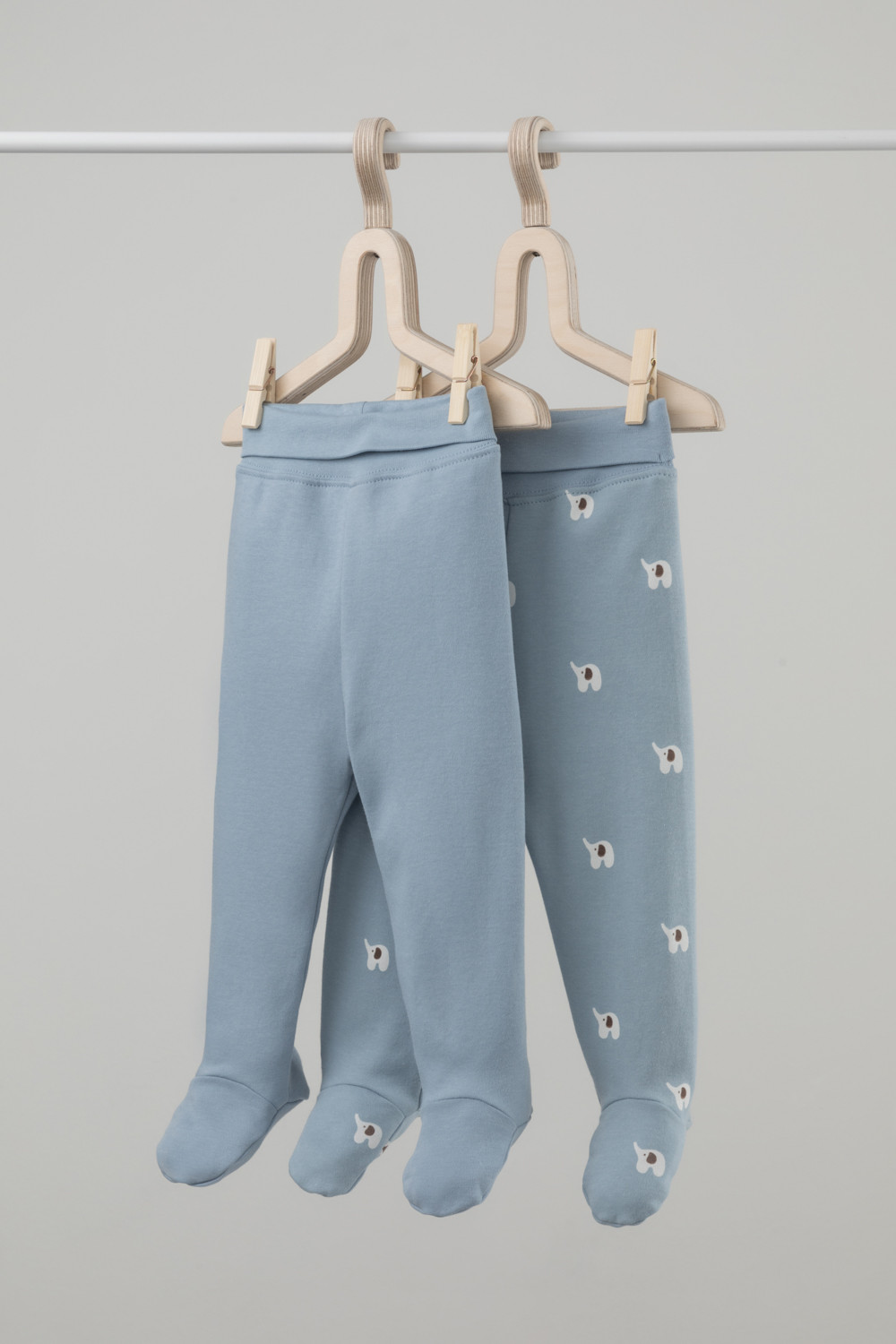 Ползунки для новорожденных, артикул: К 400220-2уп, цвет: синий, фото 2