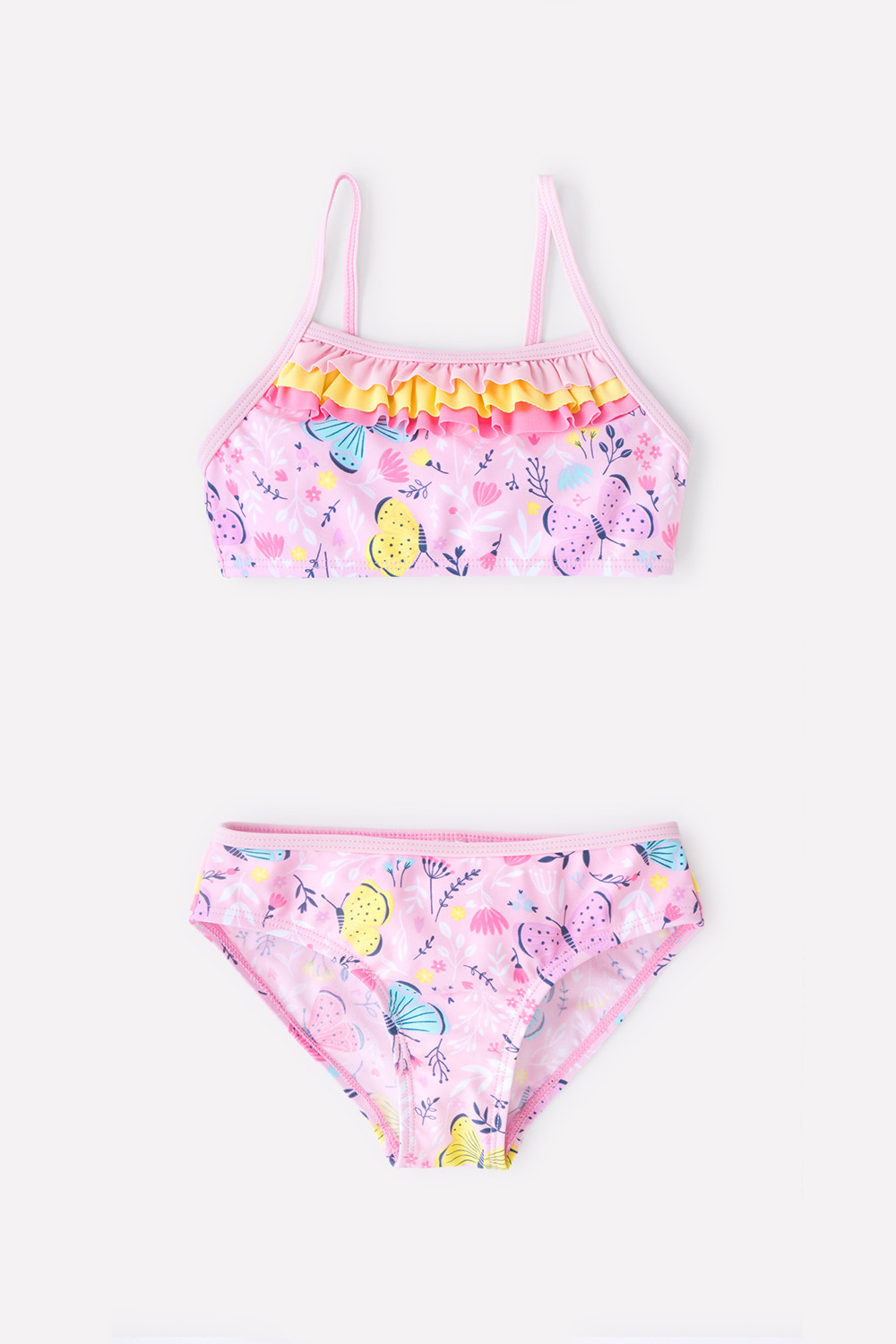 Купальник для девочки, артикул: ТК 17001/14н ХФ, цвет: светло-розовый, фото 2