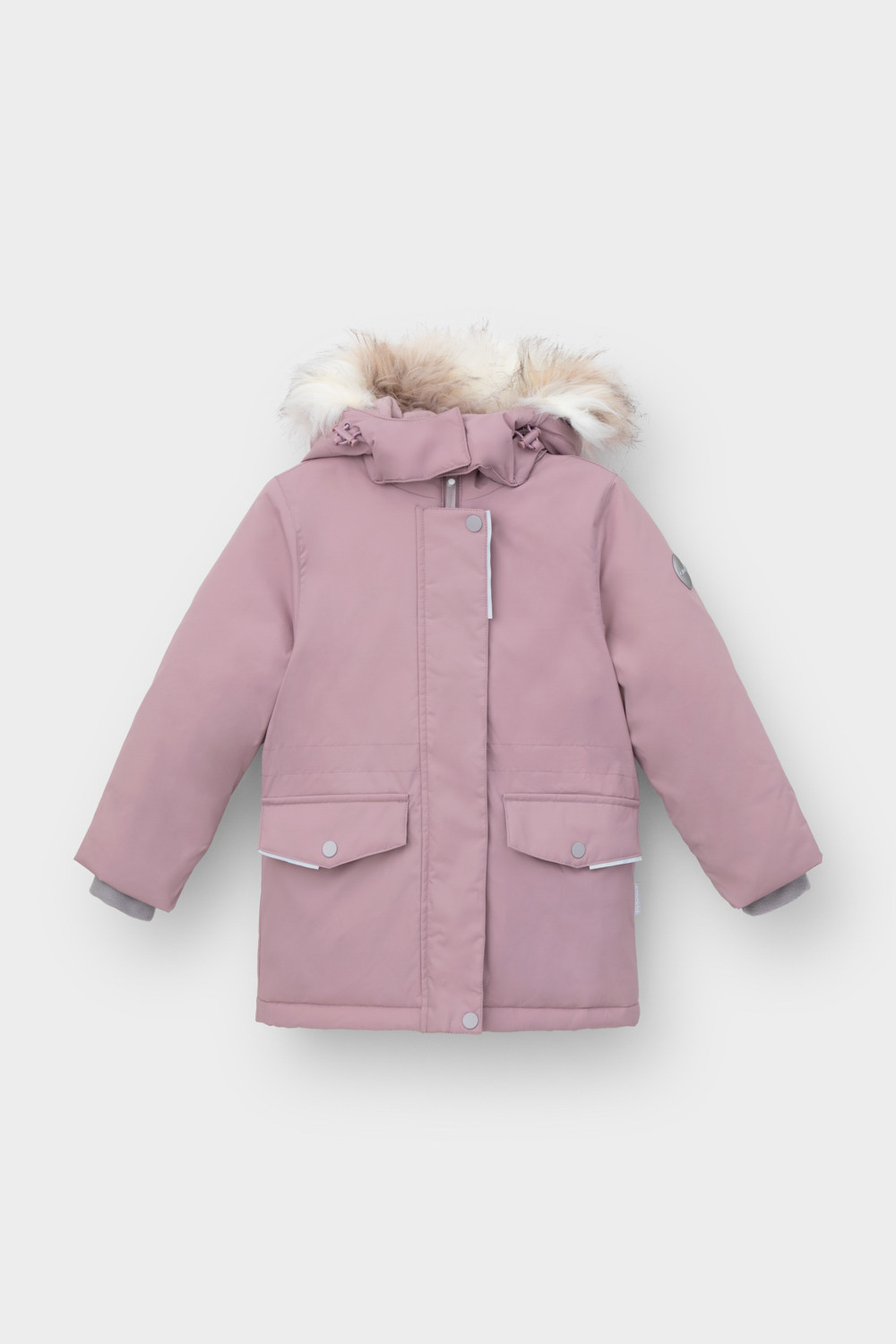Куртка для девочки, артикул: ВК 38101/2 ГР, цвет: фиолетовый, фото 2