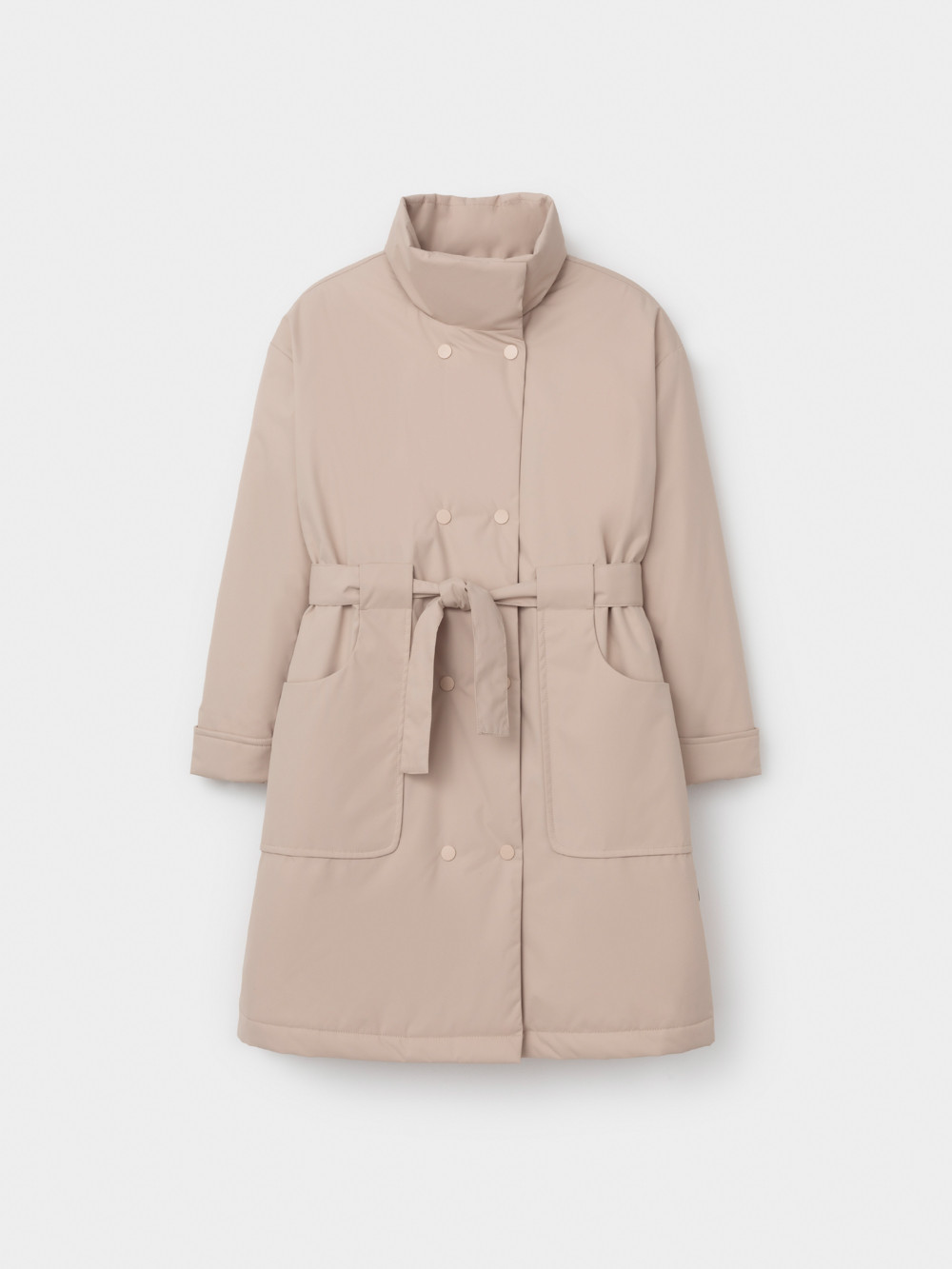 Пальто для девочки, артикул: ВК 32192/3 ГР, цвет: бежевый, фото 2