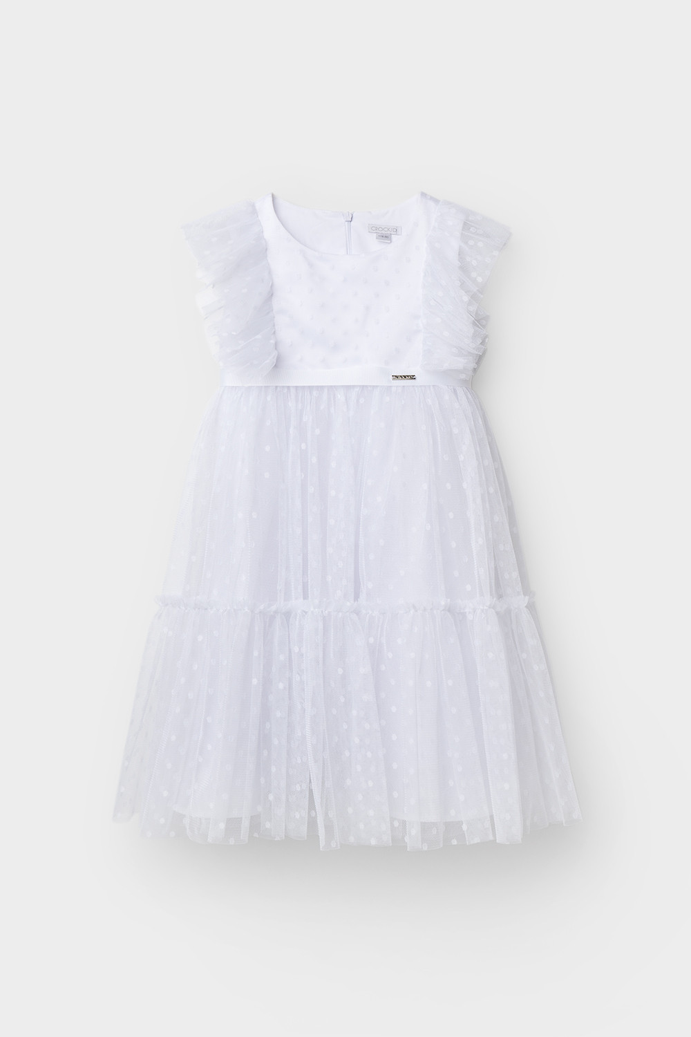 Платье для девочки, артикул: ТК 52090, цвет: белый, фото 2