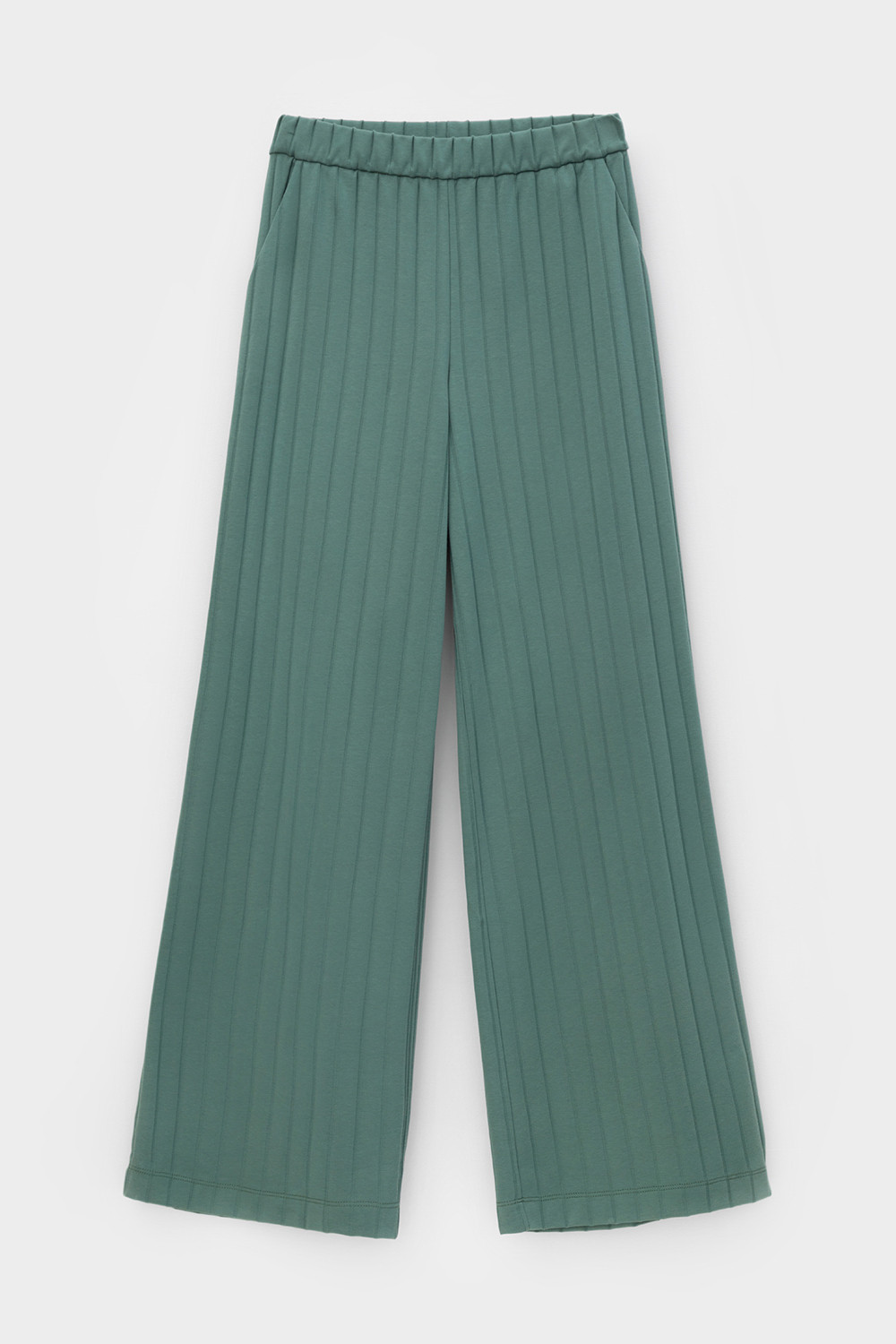 Брюки женские для мам, артикул: ЕВТ 4110, цвет: зеленый, фото 2