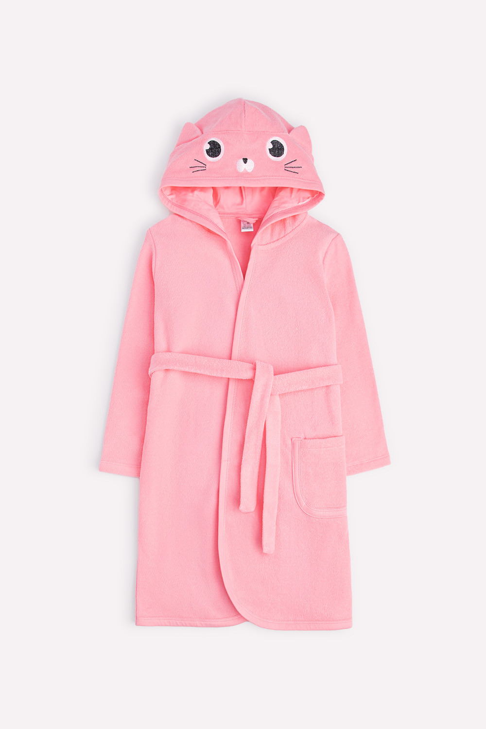 Халат для девочки, артикул: К 5481, цвет: розовый, фото 2
