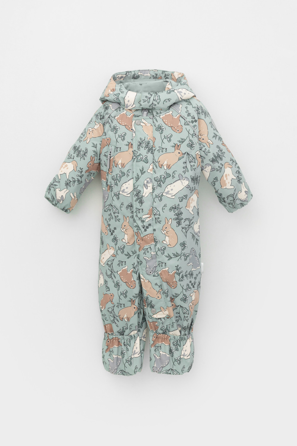 Комбинезоны утепленные для девочки, артикул: ВК 60085/н/23 УЗГ, цвет: зеленый, фото 2