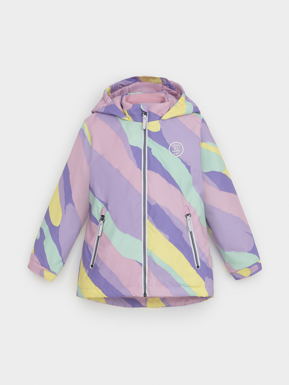 Куртка для девочки, артикул: ВК 32166/н/2 Ал, цвет: мульти, фото 2