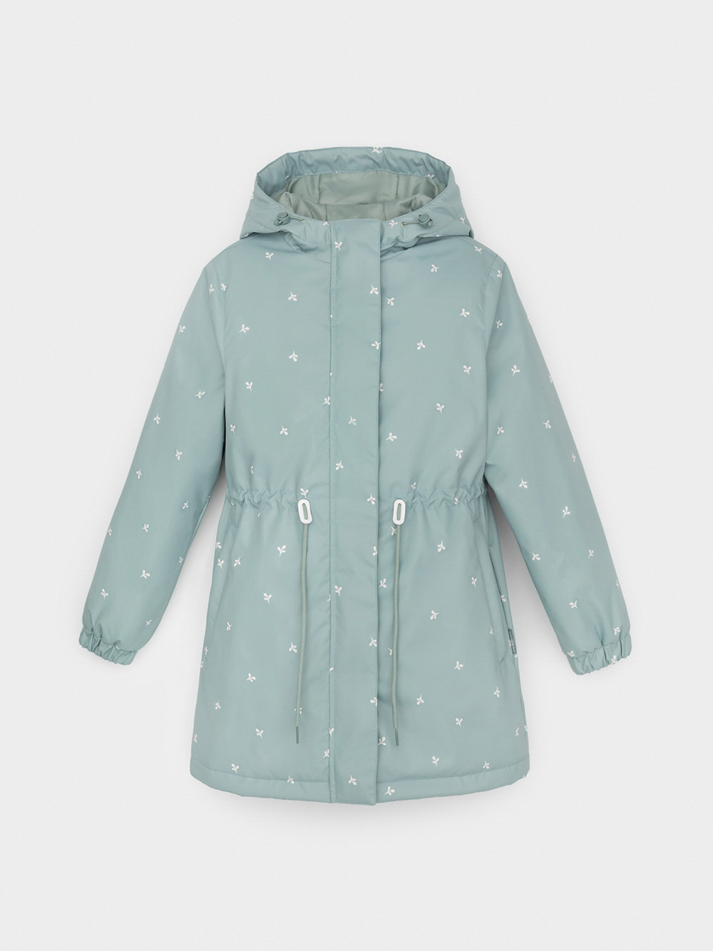 Пальто для девочки, артикул: ВК 32172/н/2 УЗГ, цвет: зеленый, фото 2