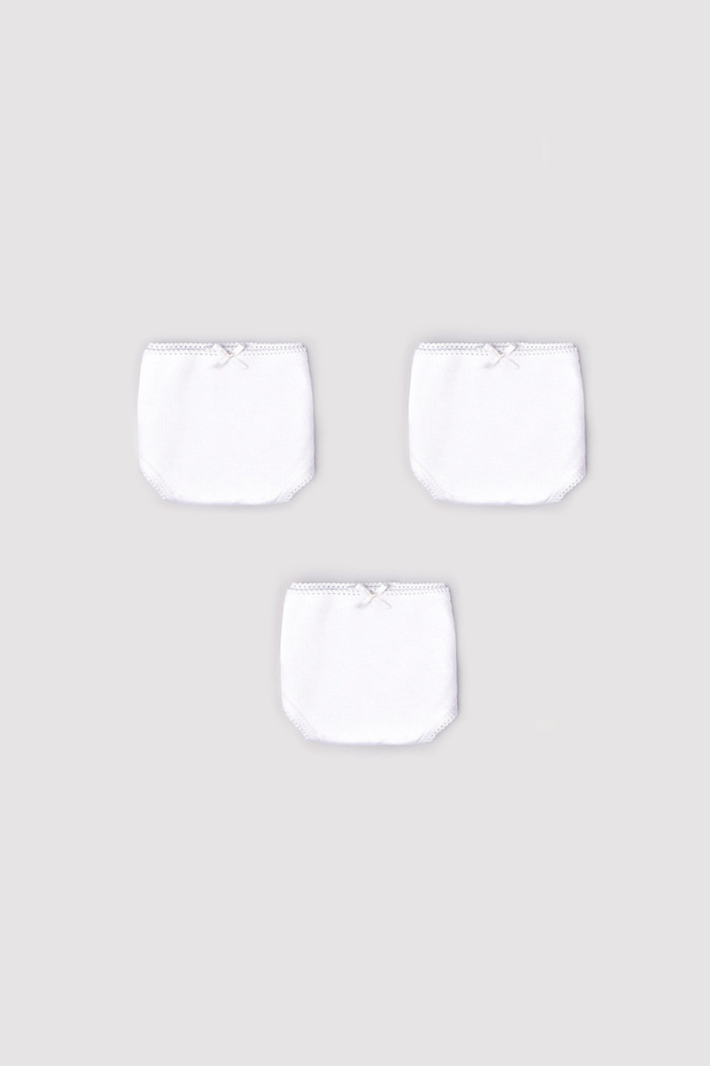 Трусы для девочки, артикул: К 1909-3уп, цвет: белый, фото 2