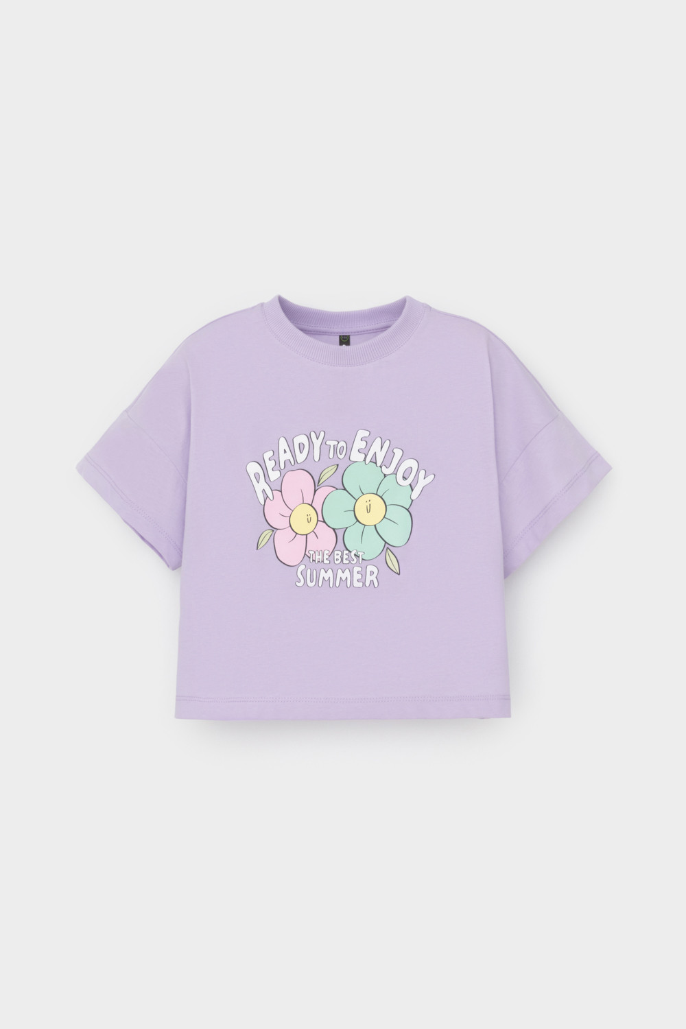 Футболка для девочки, артикул: КР 302696, цвет: фиолетовый, фото 2