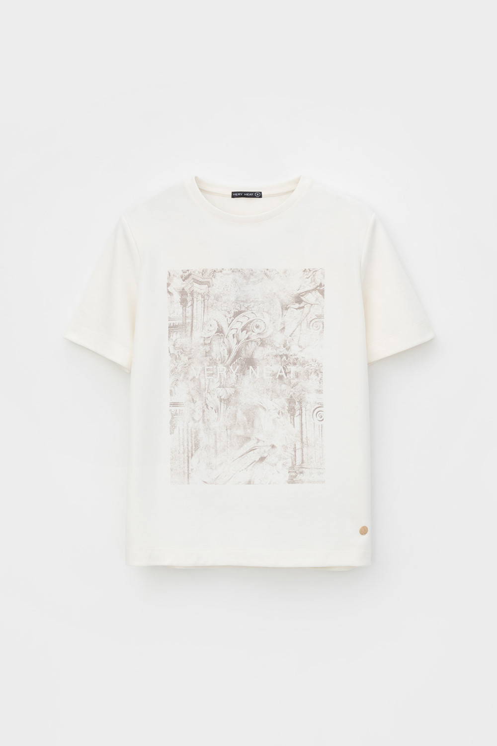 Футболки женские для мам, артикул: ЕВТ 3212, цвет: сливки2, фото 2