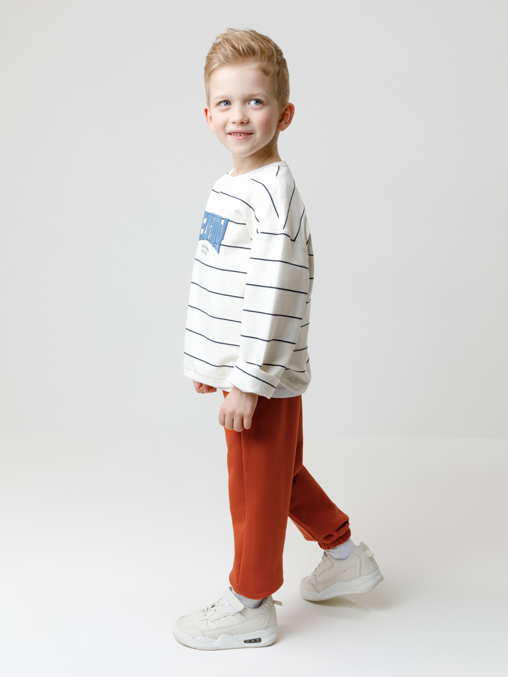 Брюки для мальчика, артикул: КП 400653, цвет: коричневый, фото 3