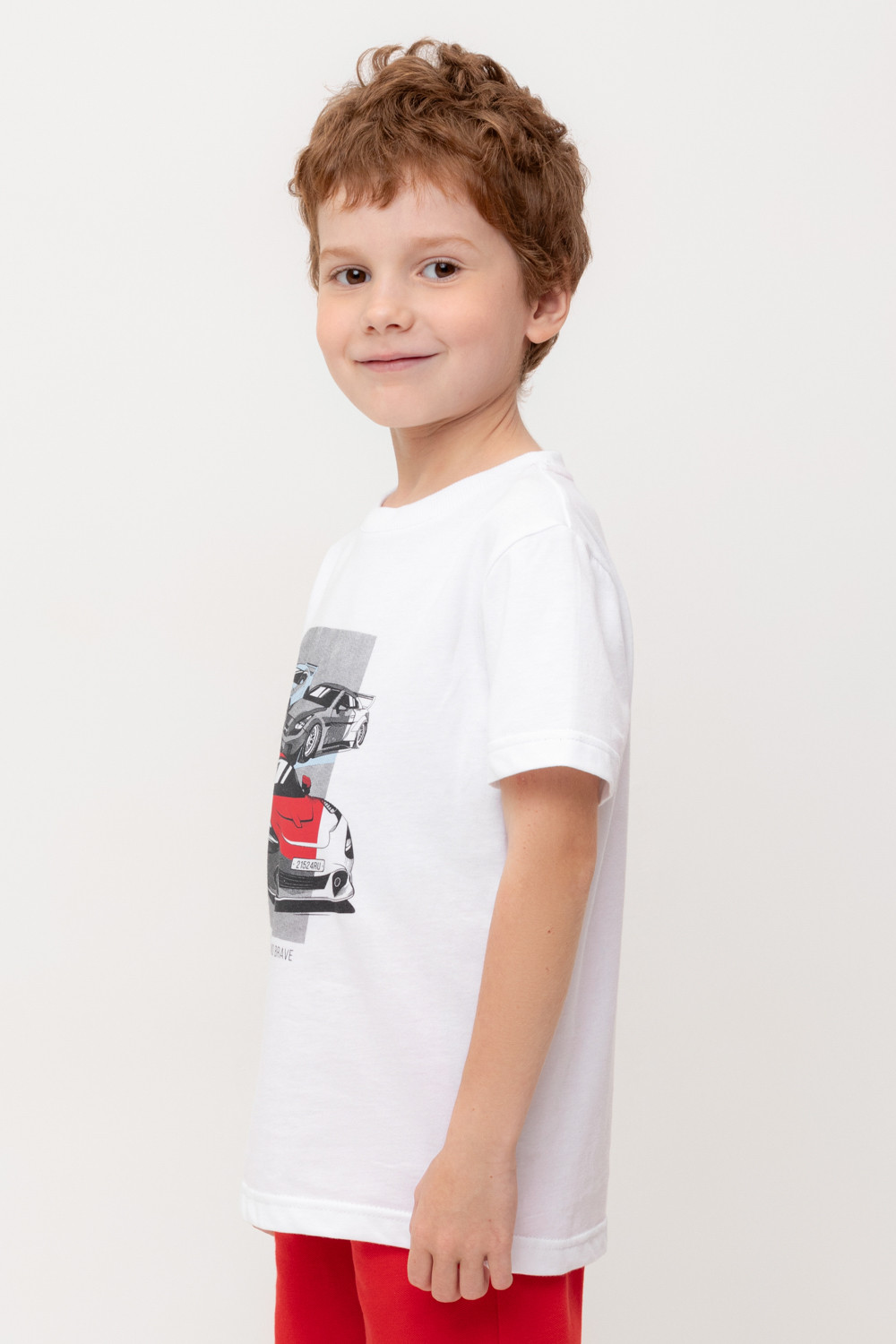 Футболка для мальчика, артикул: КР 302721, цвет: белый, фото 3