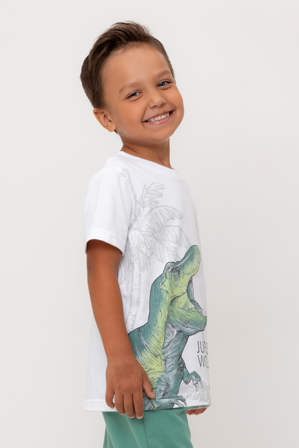 Футболка для мальчика, артикул: КР 302739, цвет: белый, фото 3