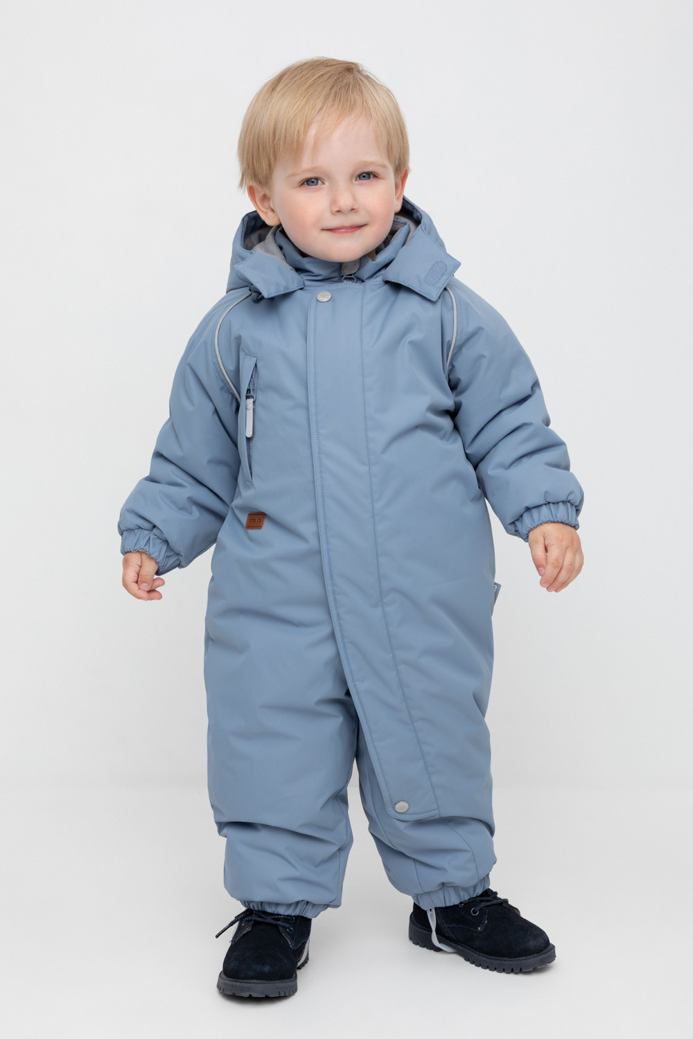 Комбинезоны утепленные для мальчика, артикул: ВК 60118/3 ГР, цвет: голубой, фото 3