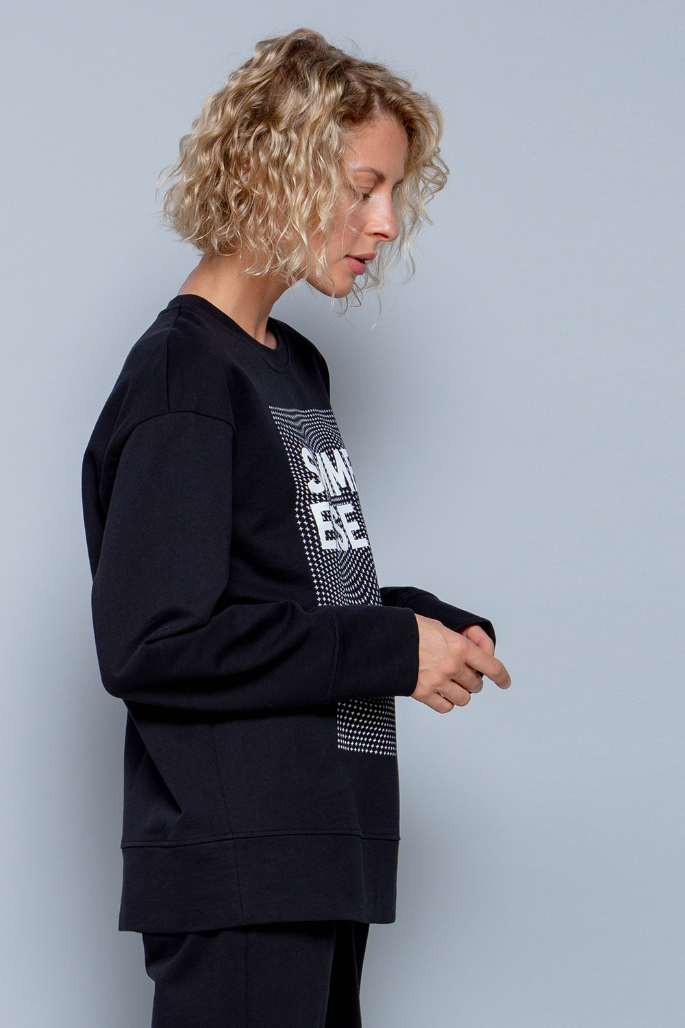 Джемперы женские для мам, артикул: ЕВТ 3097, цвет: черный3, фото 3