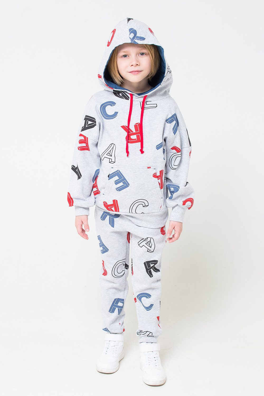 Брюки для мальчика, артикул: К 4910, цвет: светло-серый5, фото 3