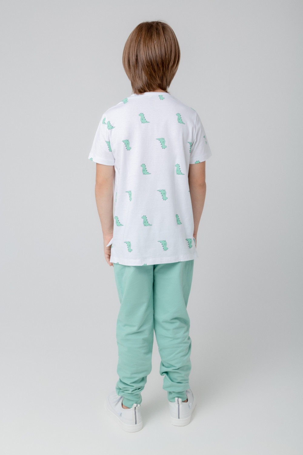 Брюки для мальчика, артикул: КР 400514, цвет: зеленый, фото 3