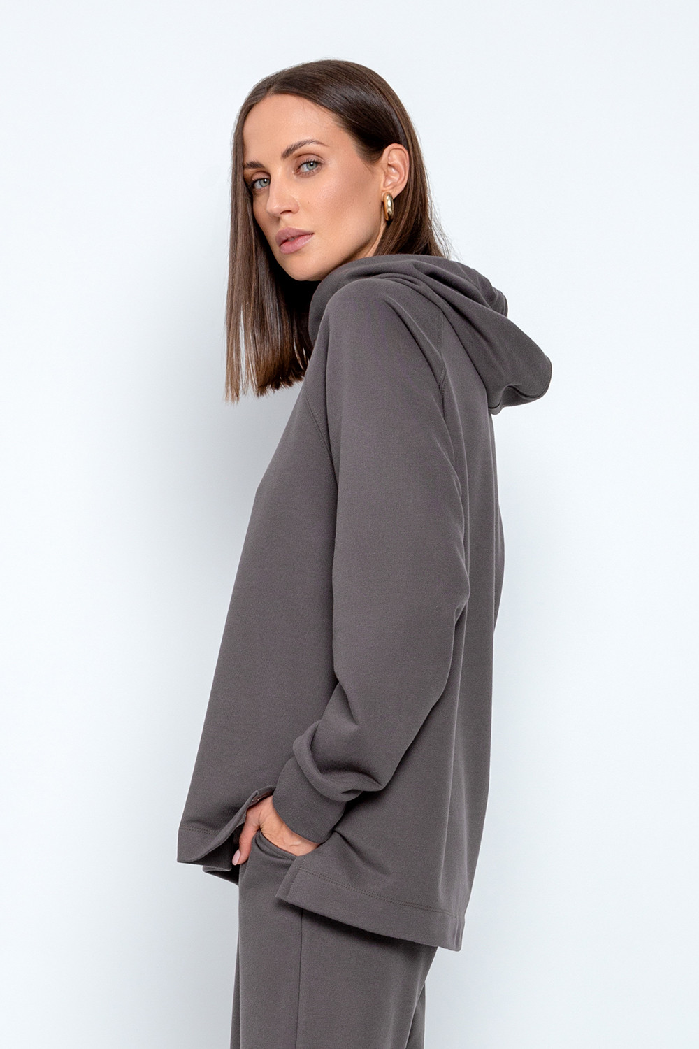 Толстовки женские для мам, артикул: ЕВТ 3160, цвет: коричневый, фото 3