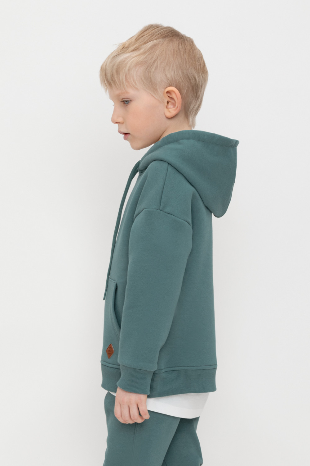 Толстовки для мальчика, артикул: КР 302656, цвет: зеленый, фото 3