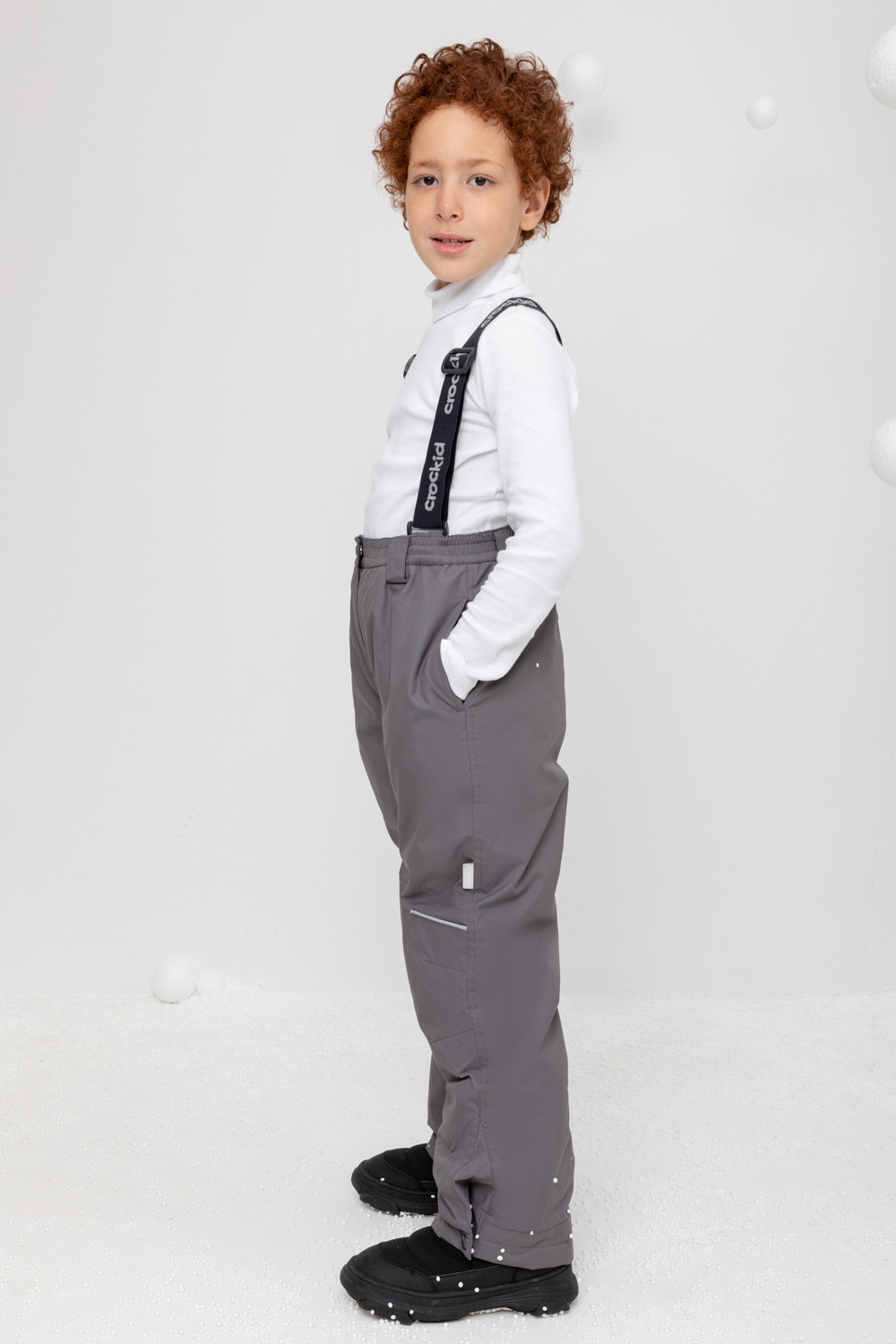 Брюки утепленные, артикул: ВК 40008/23/2 ГР, цвет: темно-серый, фото 3