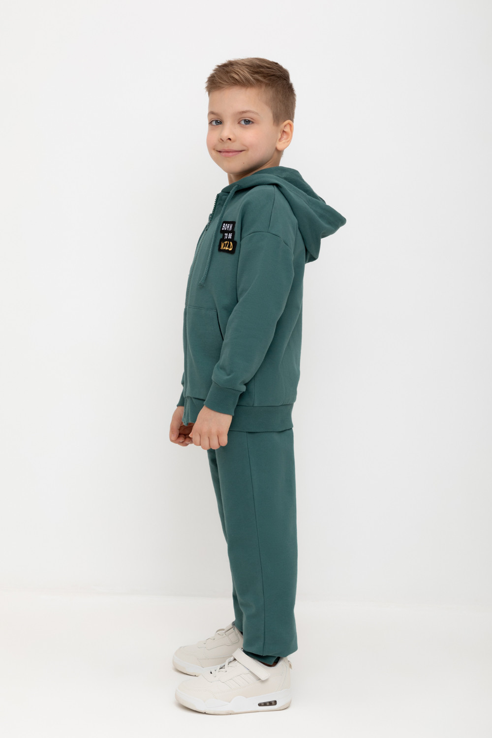 Брюки для мальчика, артикул: К 400704, цвет: зеленый, фото 3