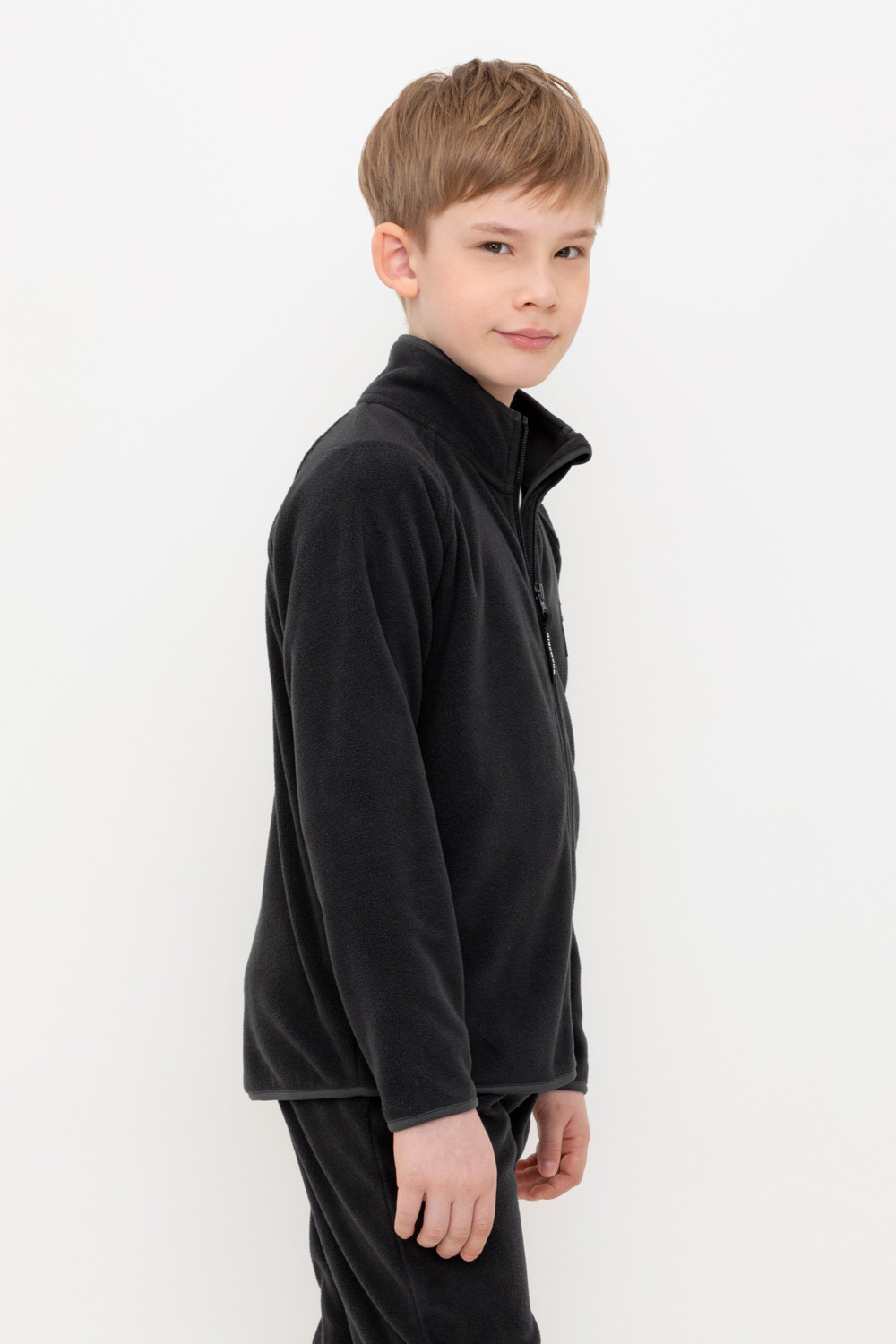 Куртка для мальчика, артикул: ФЛ 34011/28 ГР, цвет: темно-серый, фото 3